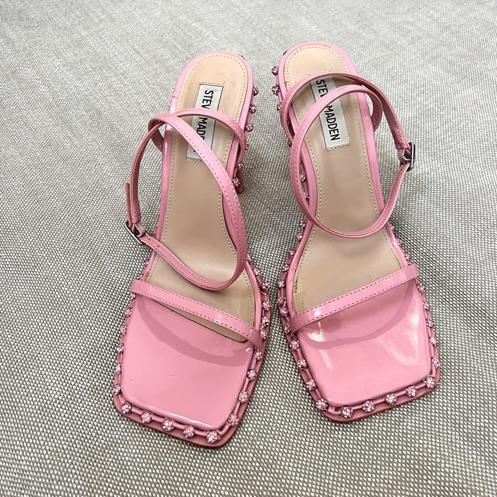 Steve Madden Zelle Pink Sandals